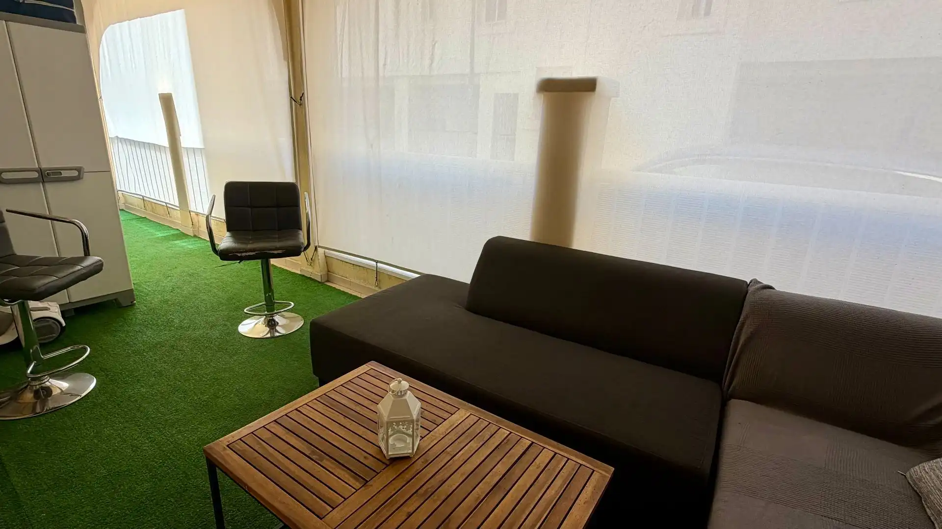 Terraza de Apartamento de alquiler en Benalmádena con Aire acondicionado, Calefacción y Terraza