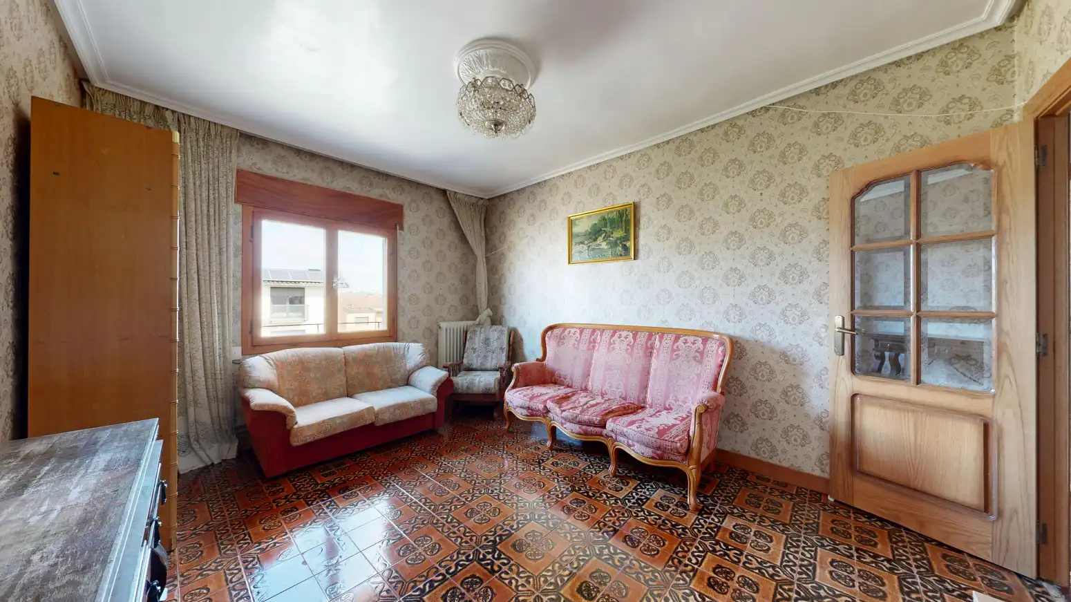 Sala de estar de Piso en venta en Carcastillo con Calefacción