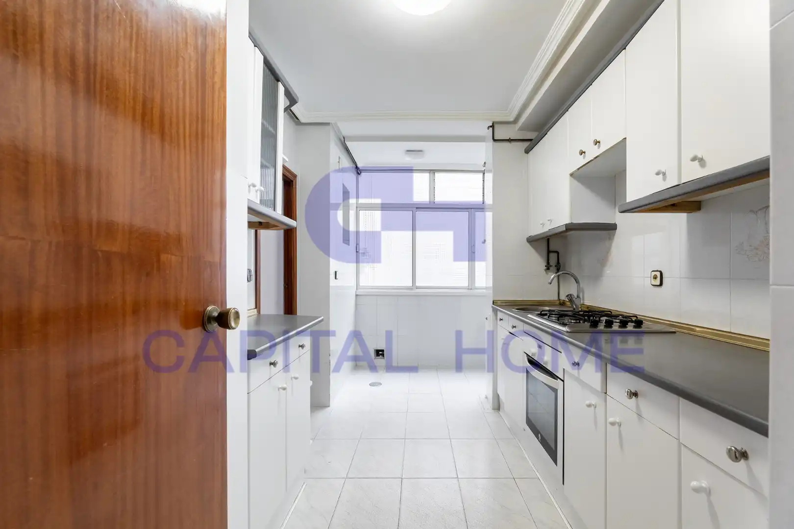 Kitchen of Flat for sale in Móstoles  with Heating, Terrace and Furnished