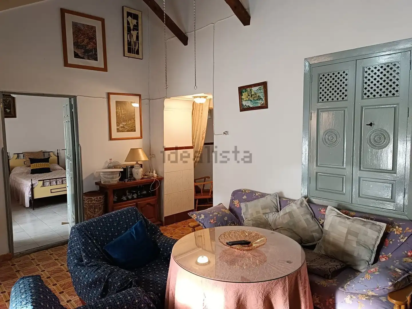 Sala de estar de Piso en venta en Calzada de Calatrava con Jardín privado