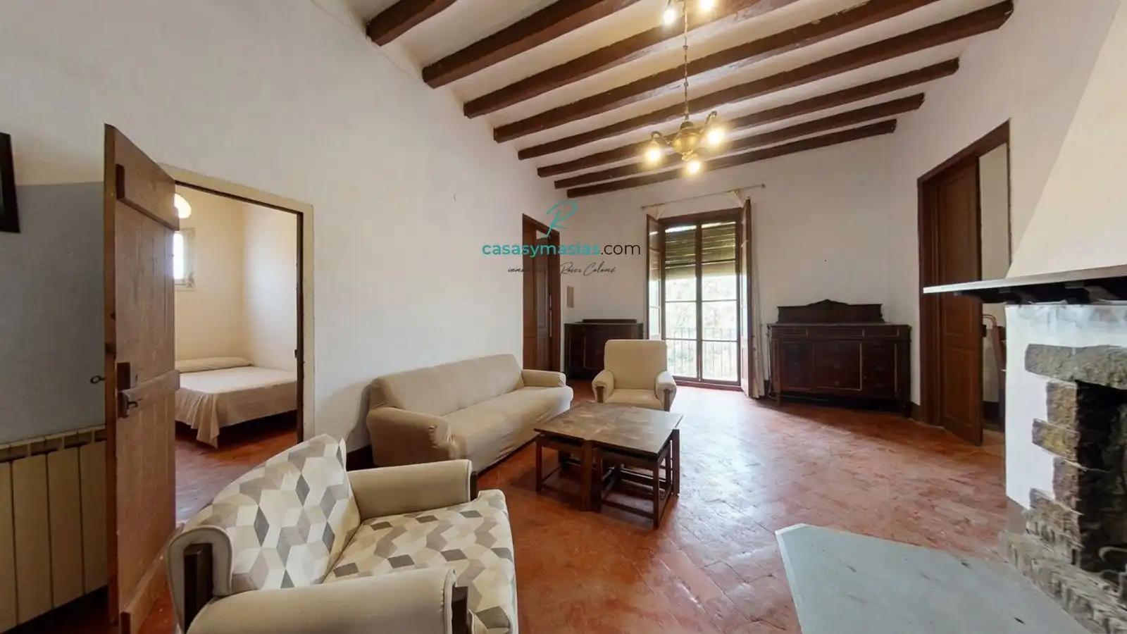 Sala d'estar de Finca rústica en venda en Tarragona amb Calefacció, Jardí privat i Terrassa