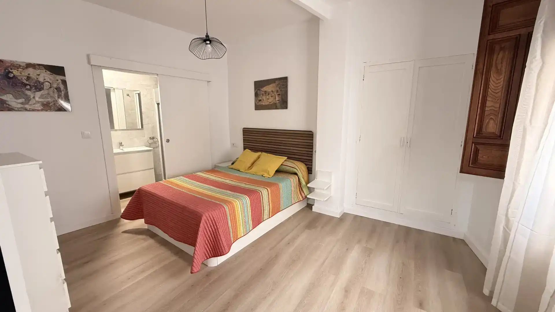 Dormitori de Apartament de lloguer en Molvízar amb Aire condicionat i Moblat