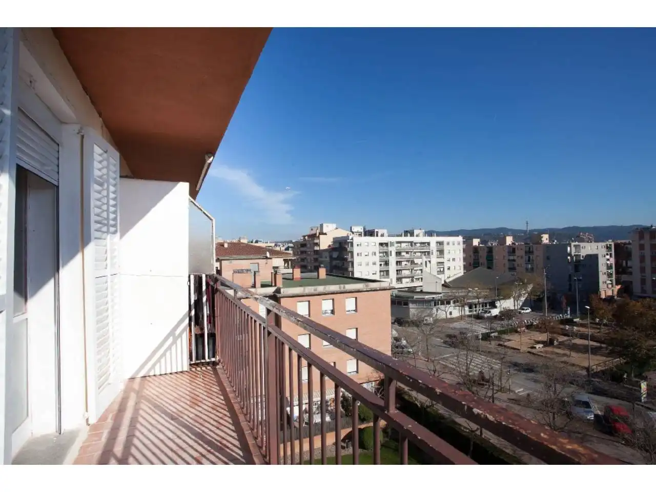 Vista exterior de Piso en venta en Girona con Balcón
