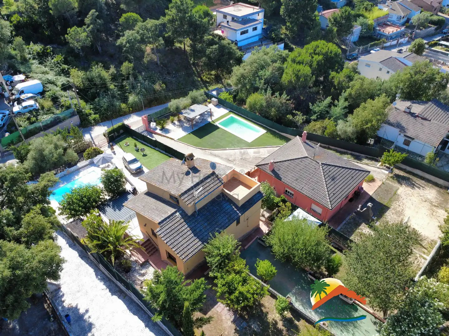 Vista exterior de Casa o xalet en venda en Maçanet de la Selva amb Jardí privat, Terrassa i Traster