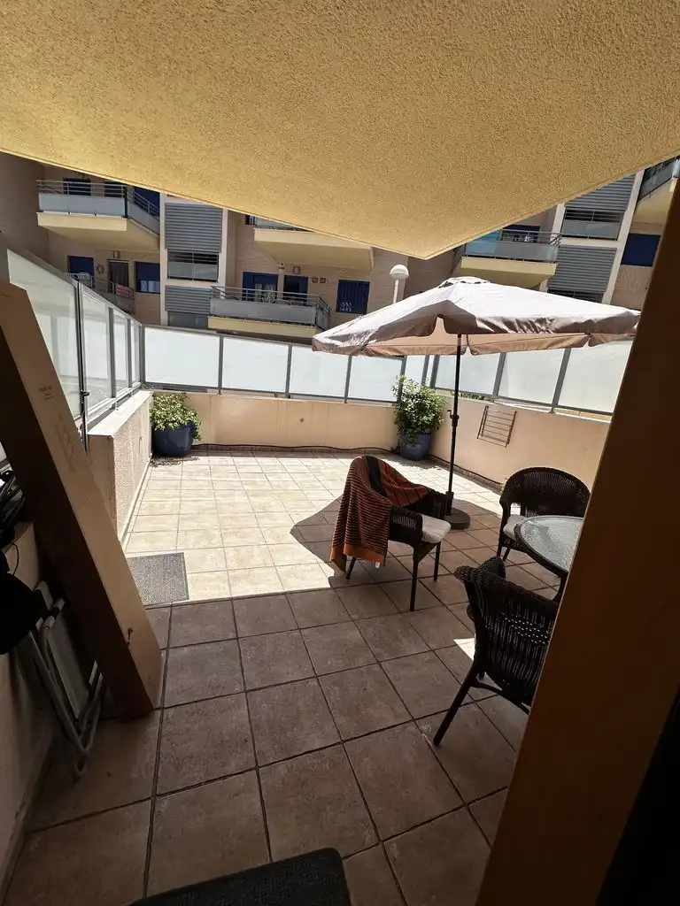 Terrasse von Erdgeschoss zur Miete in Canet d'En Berenguer mit Terrasse und Gemeinschaftspool