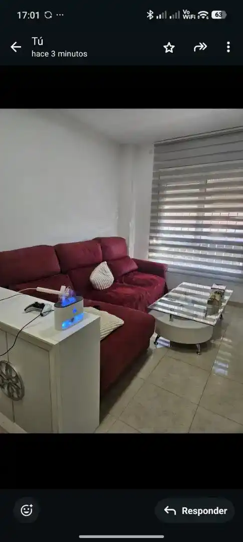 Living room of Flat for sale in Roquetas de Mar ciudad