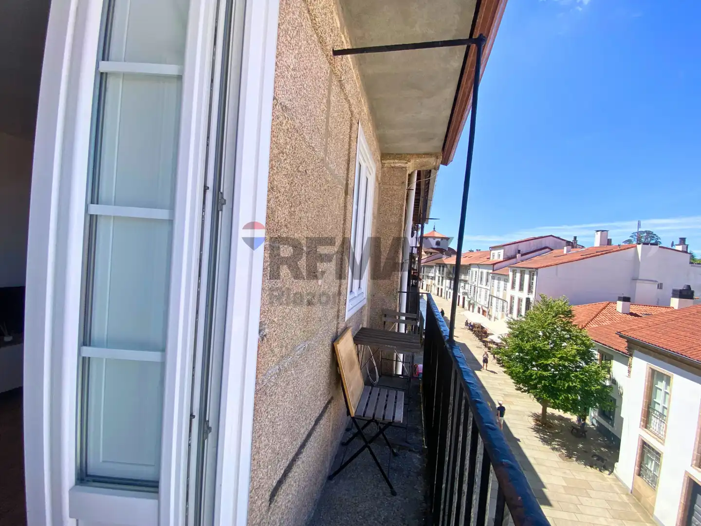 Balcony of Flat for rent in Santiago de Compostela   with Terrace, Furnished and Oven