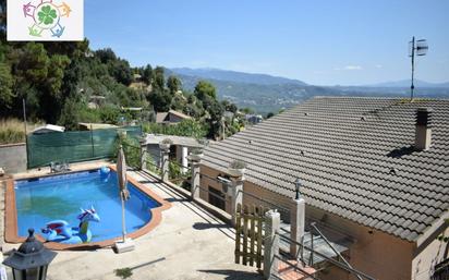 Garden of House or chalet for sale in Bigues i Riells  with Air Conditioner, Terrace and Swimming Pool