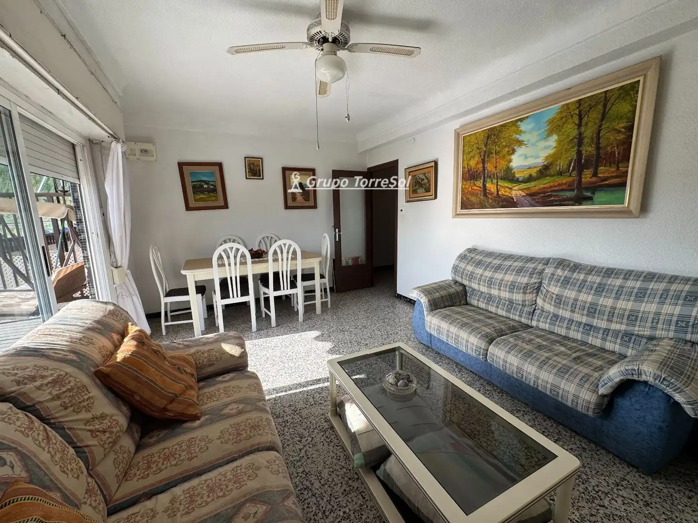 Wohnzimmer von Dachboden zum Verkauf in Santa Pola mit Terrasse