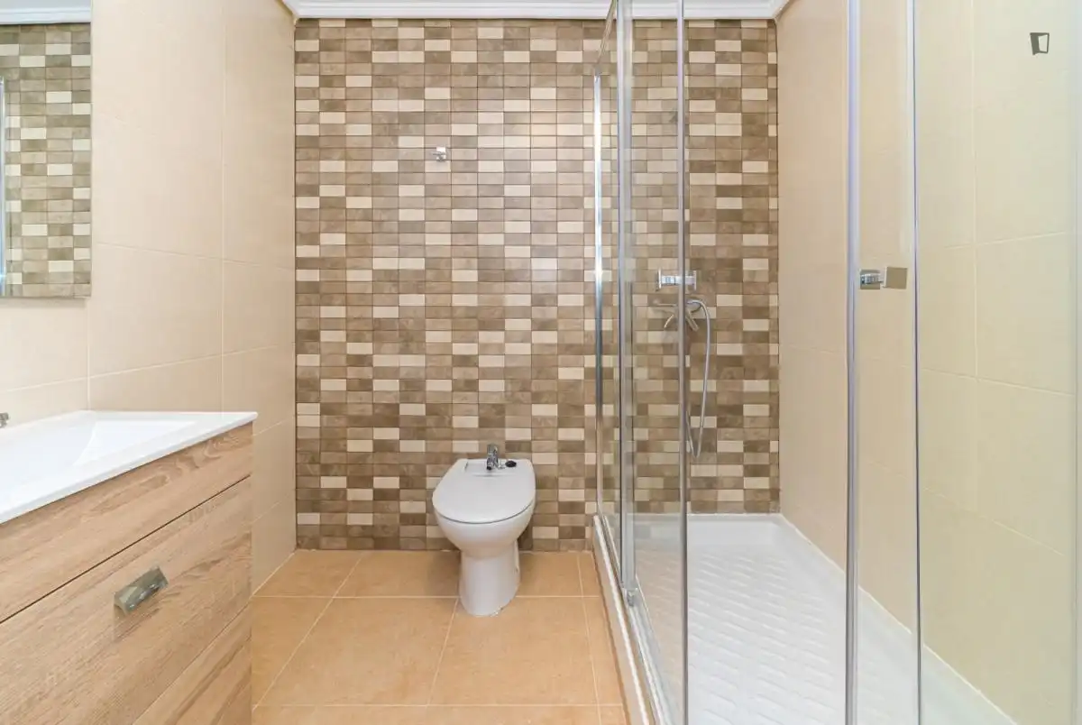 Baño de Apartamento para compartir en Elche / Elx con Amueblado, Lavadora y Microondas
