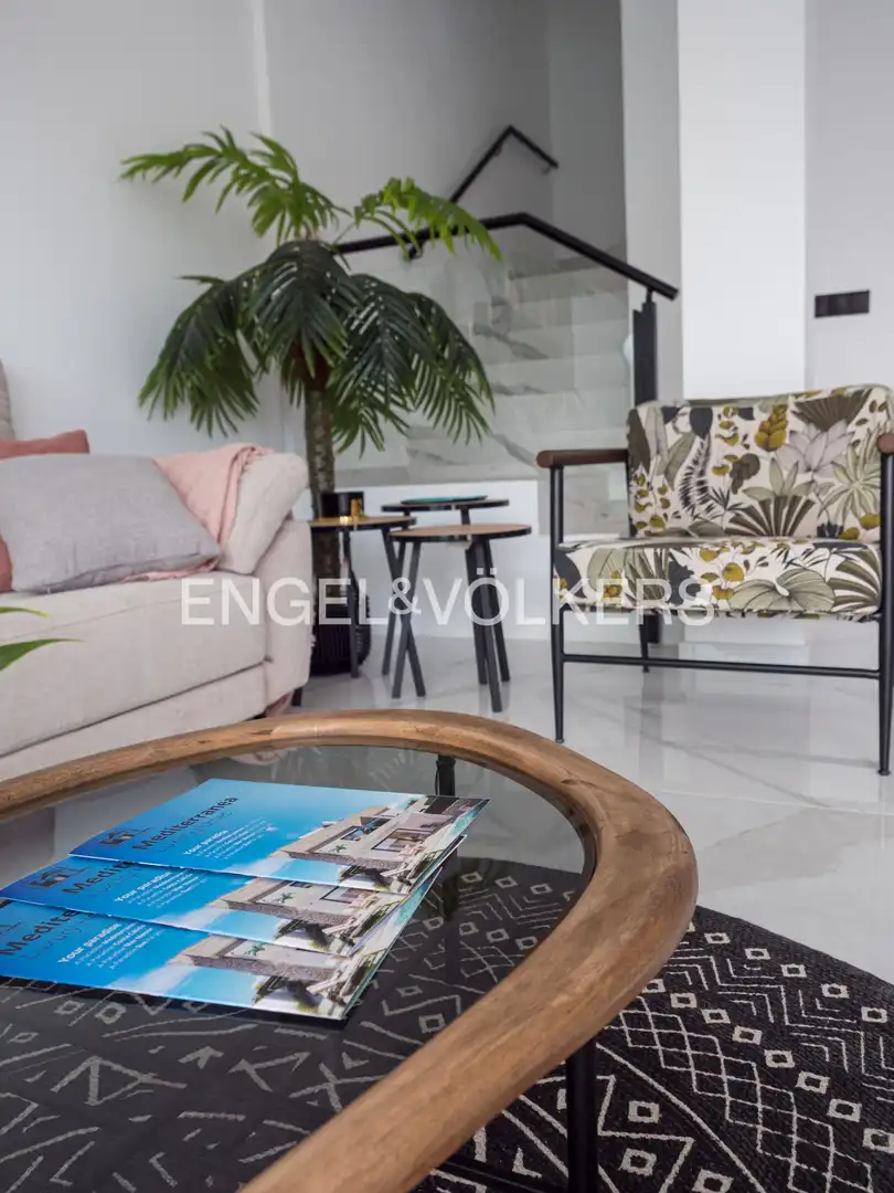 Sala de estar de Casa o chalet en venta en San Pedro del Pinatar con Aire acondicionado, Calefacción y Jardín privado