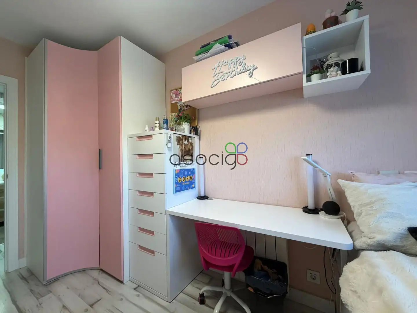 Bedroom of Flat for sale in Fuenlabrada  with Heating, Storage room and Swimming Pool