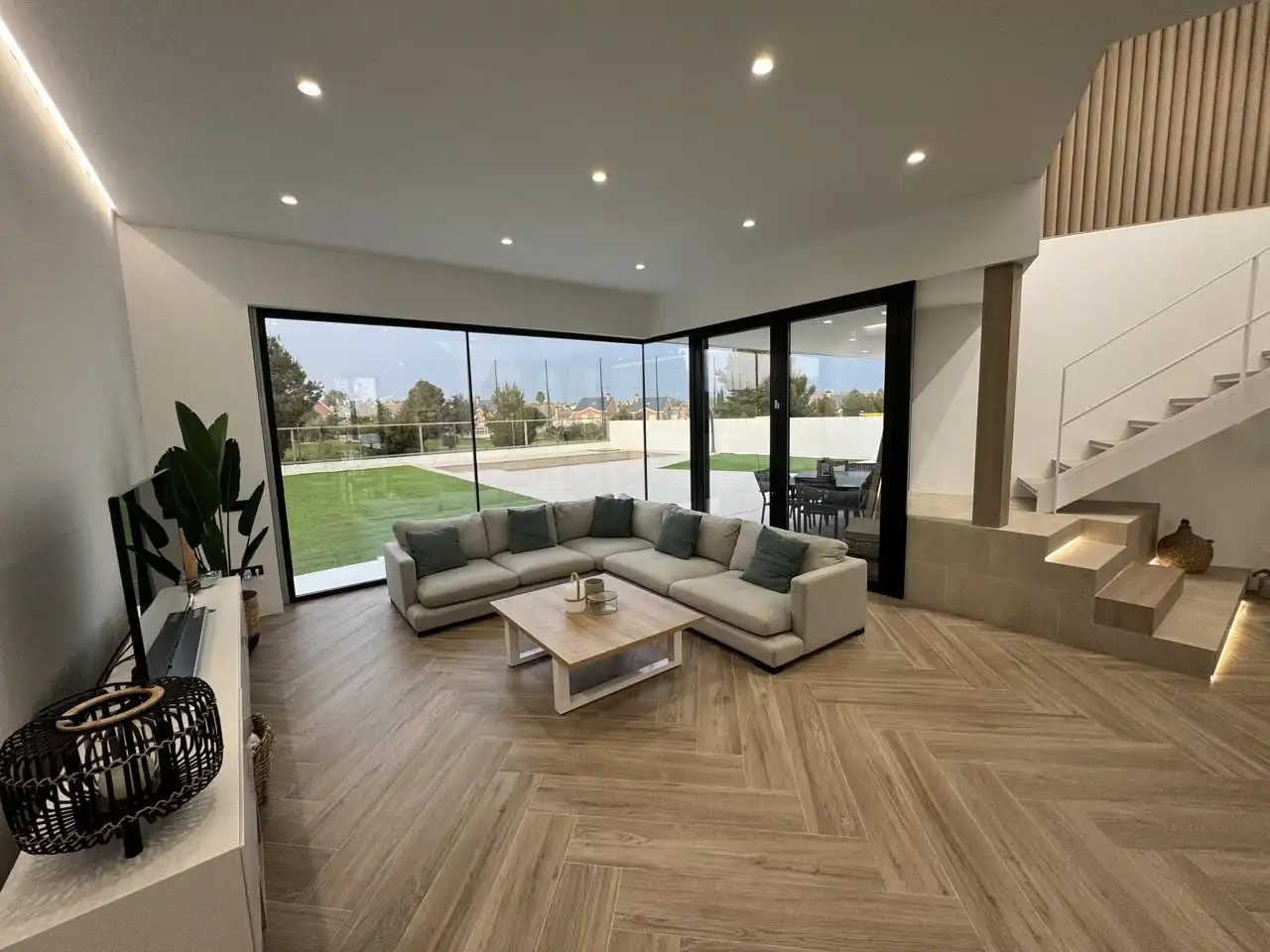 Sala de estar de Casa o chalet en venta en Illescas con Calefacción, Jardín privado y Terraza