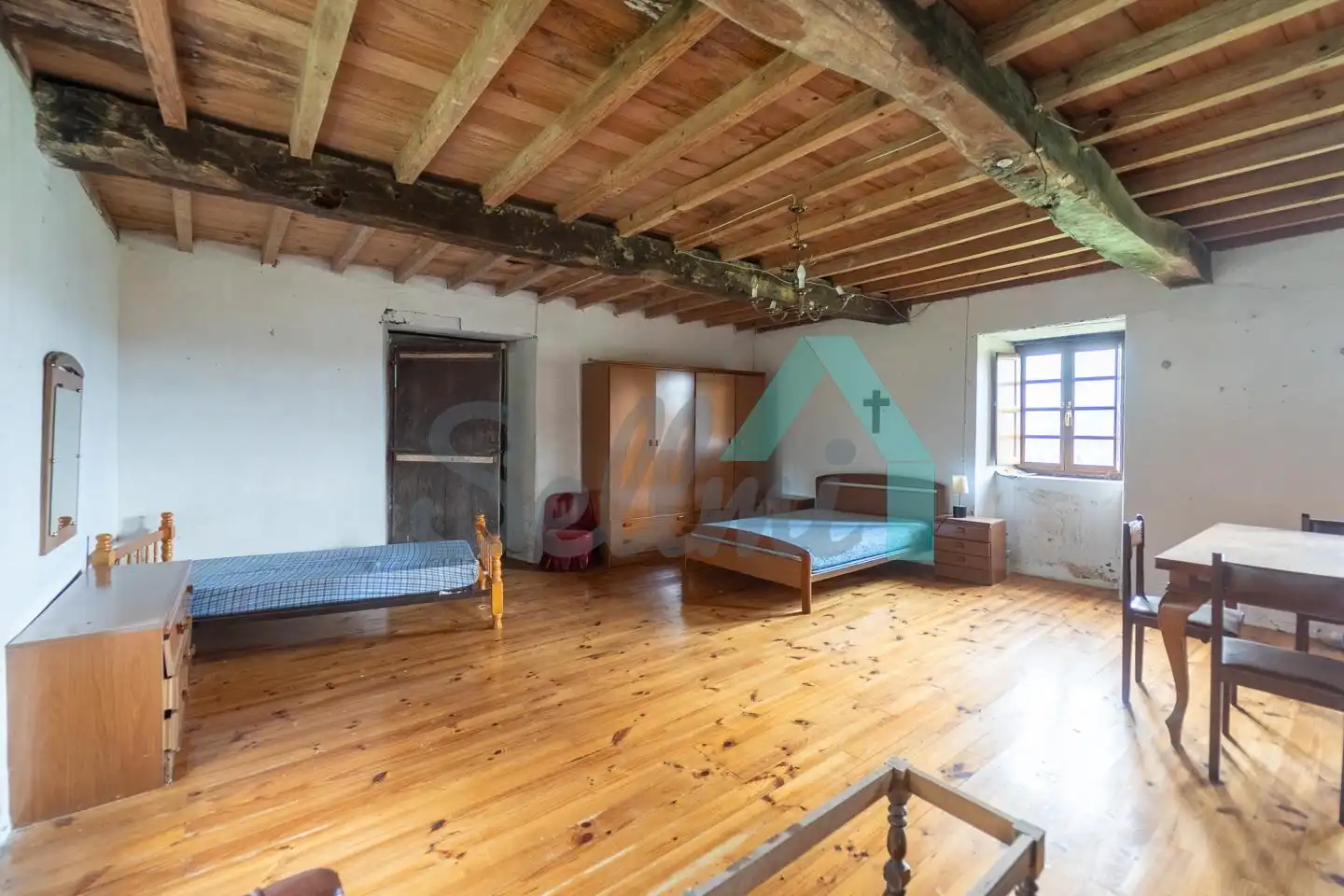 Sala de estar de Casa o chalet en venta en Castropol con Jardín privado y Parquet