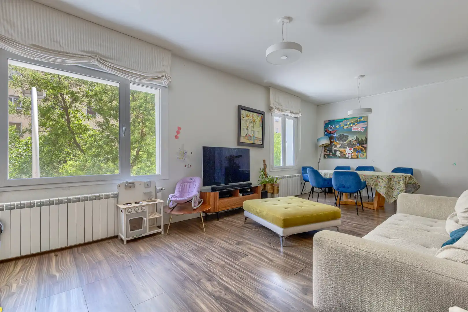 Sala de estar de Piso en venta en Madrid con Aire acondicionado, Calefacción y Horno