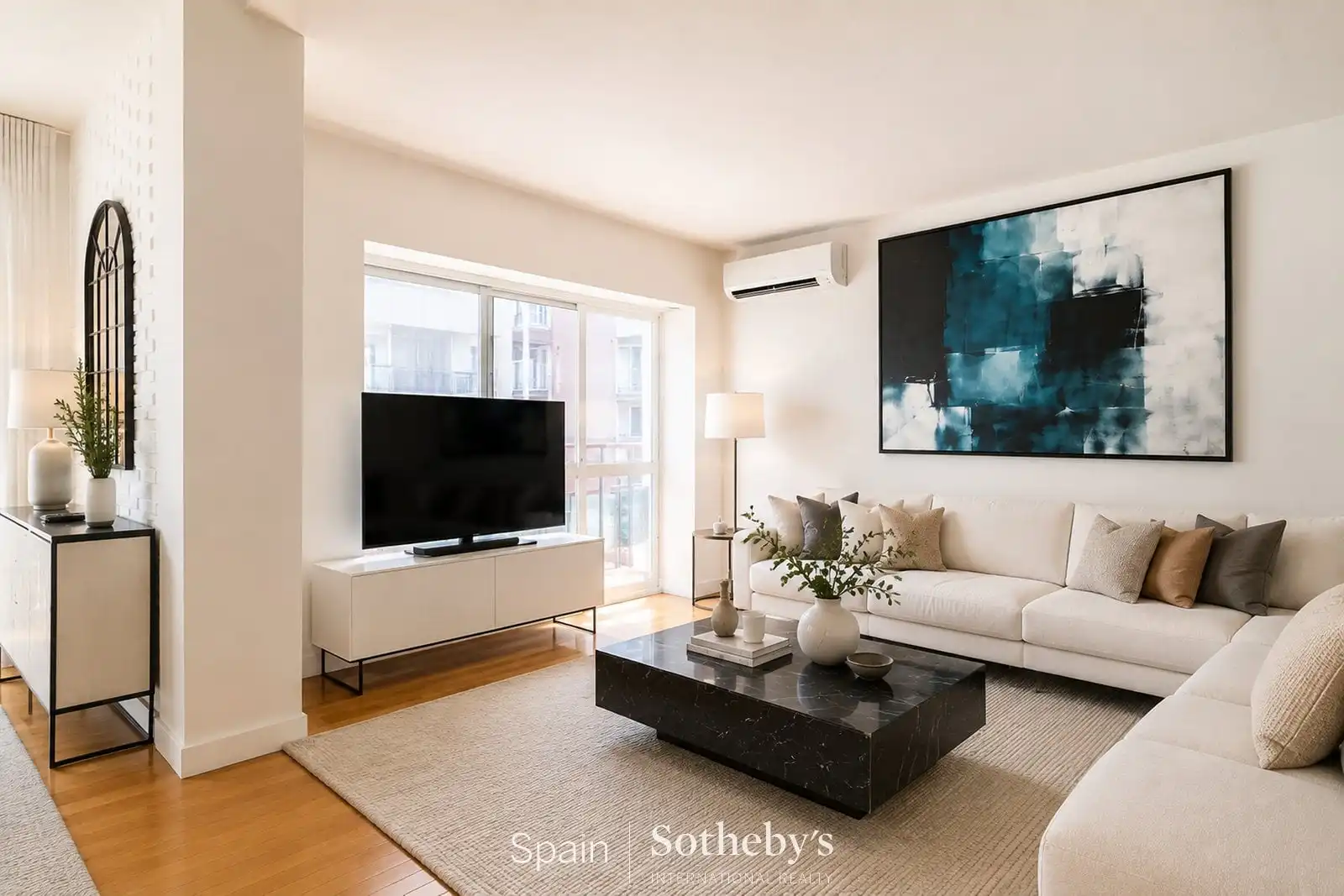Sala de estar de Apartamento en venta en Madrid con Aire acondicionado, Calefacción y Trastero