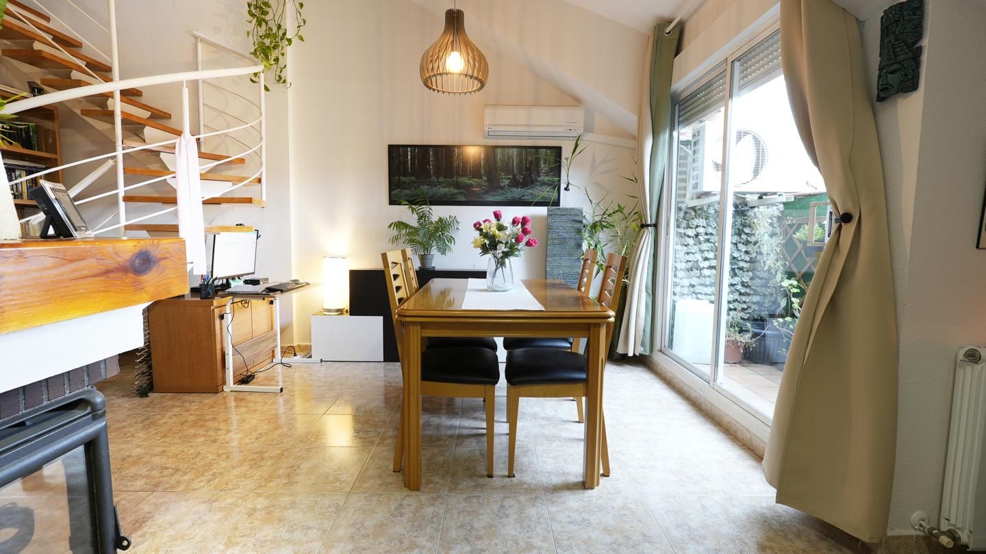 Dining room of Duplex for sale in Alpedrete  with Air Conditioner, Heating and Terrace
