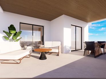 Penthouse mit Pool zum Verkauf in Balcón de Finestrat - Terra Marina
