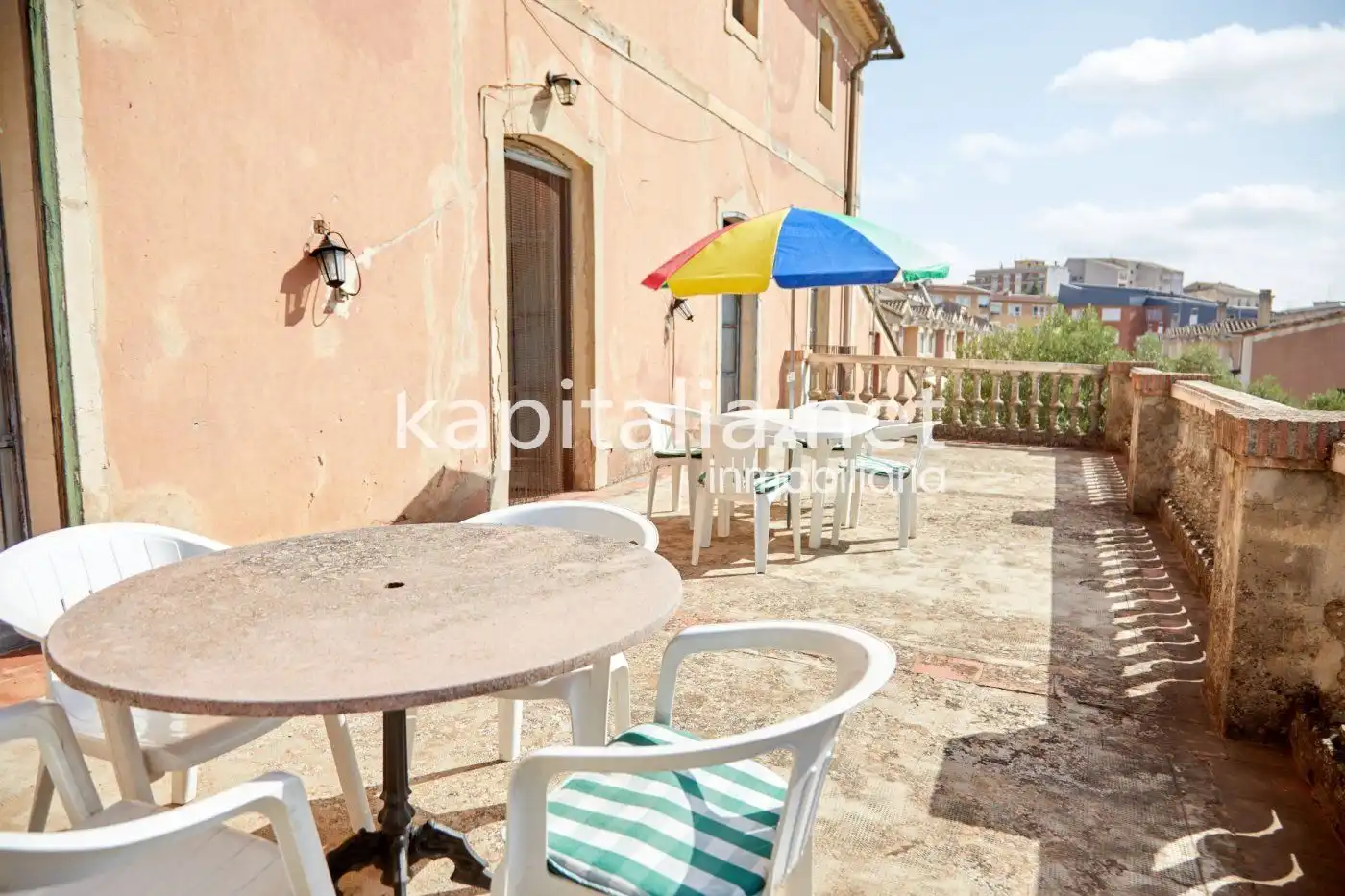 Terrasse von Country house zum Verkauf in Bocairent mit Privatgarten, Terrasse und Balkon