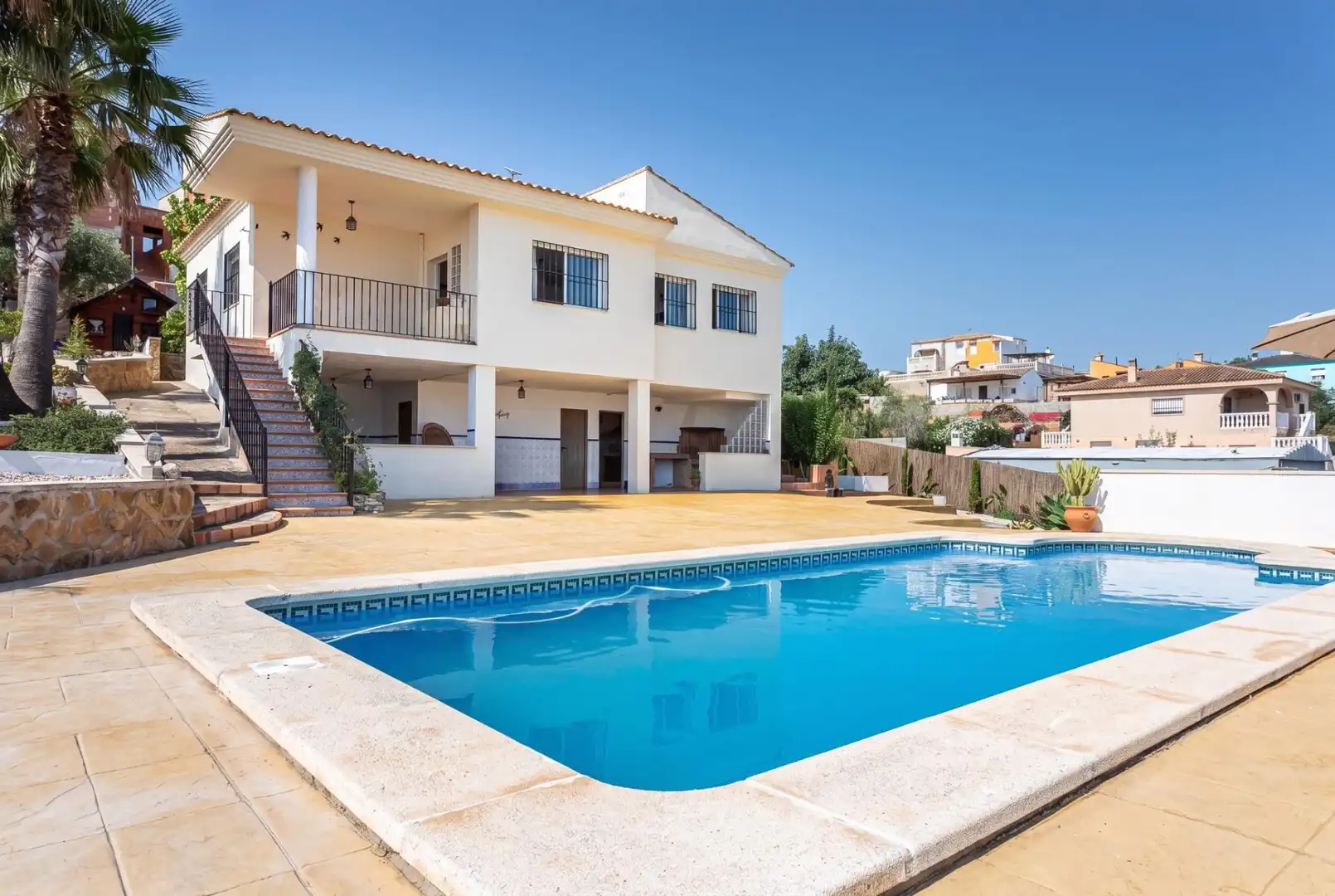 Piscina de Casa o xalet en venda en Turís amb Aire condicionat, Jardí privat i Terrassa