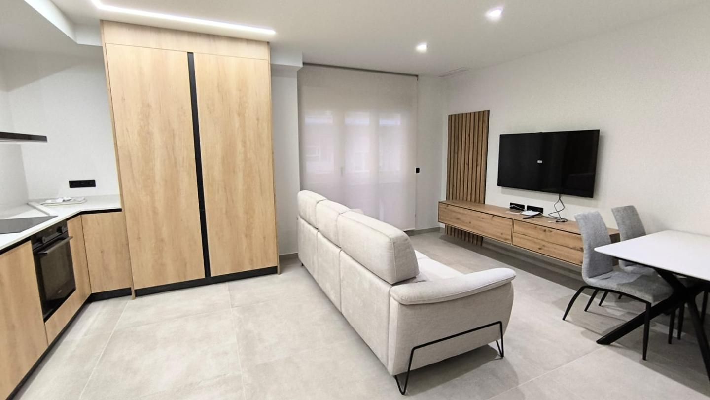 Living room of Flat to rent in Elche / Elx  with Air Conditioner, Furnished and Alarm