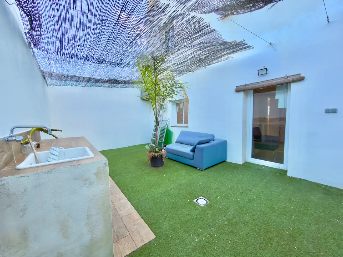 Terrace of Ground floor for sale in Bornos  with Air Conditioner, Private garden and Furnished