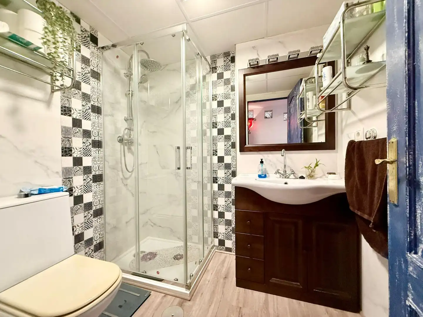 Bathroom of Flat for sale in Roquetas de Mar  with Air Conditioner, Terrace and Furnished