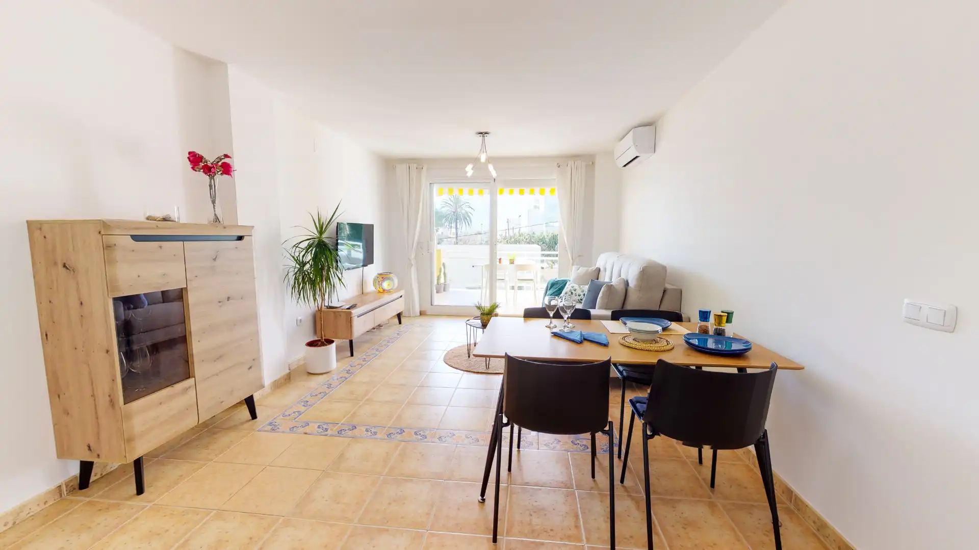 Living room of Apartments for rent in Dénia  with Air Conditioner, Heating and Terrace