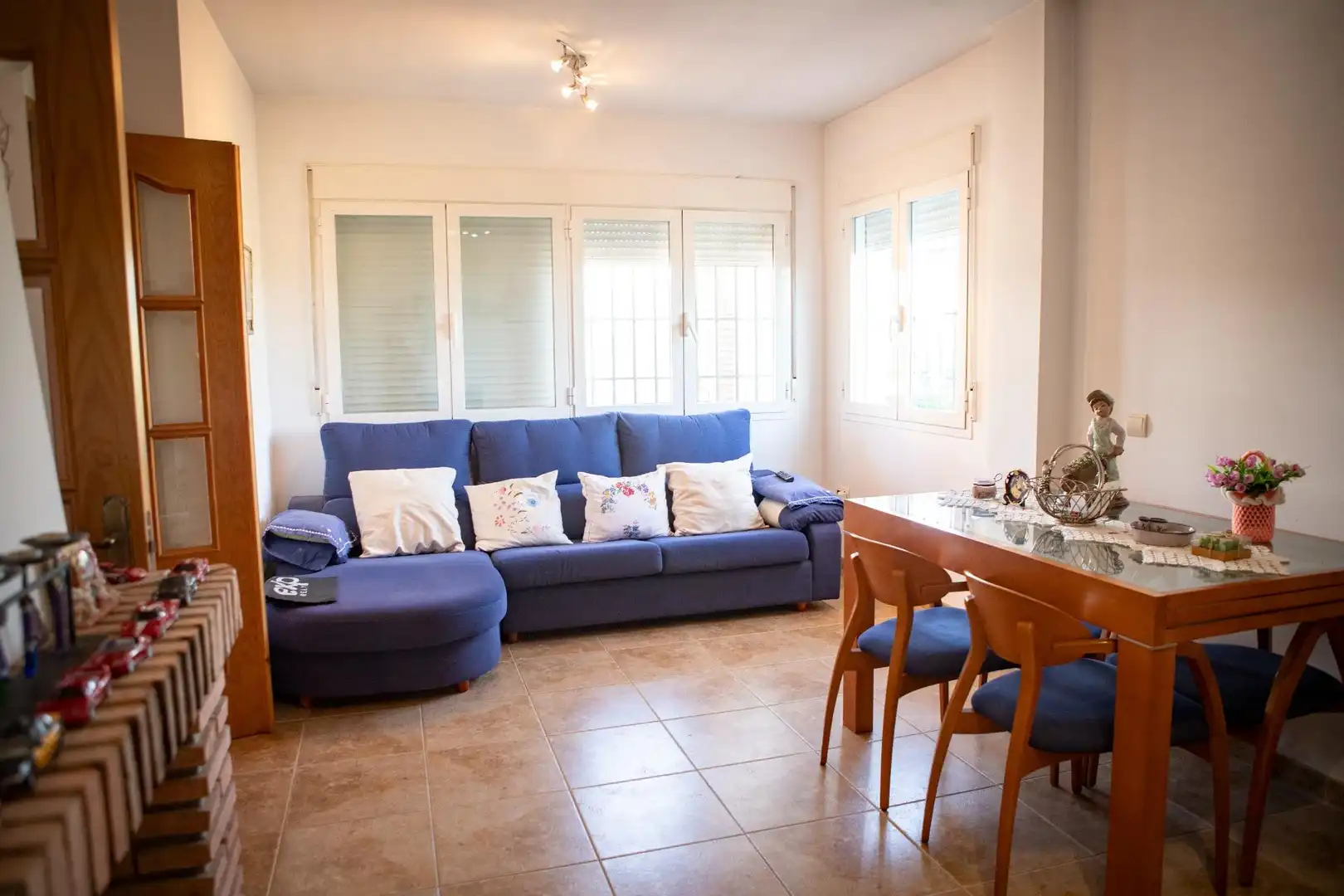 Sala de estar de Casa o chalet en venta en Villanueva del Rosario con Aire acondicionado, Calefacción y Jardín privado