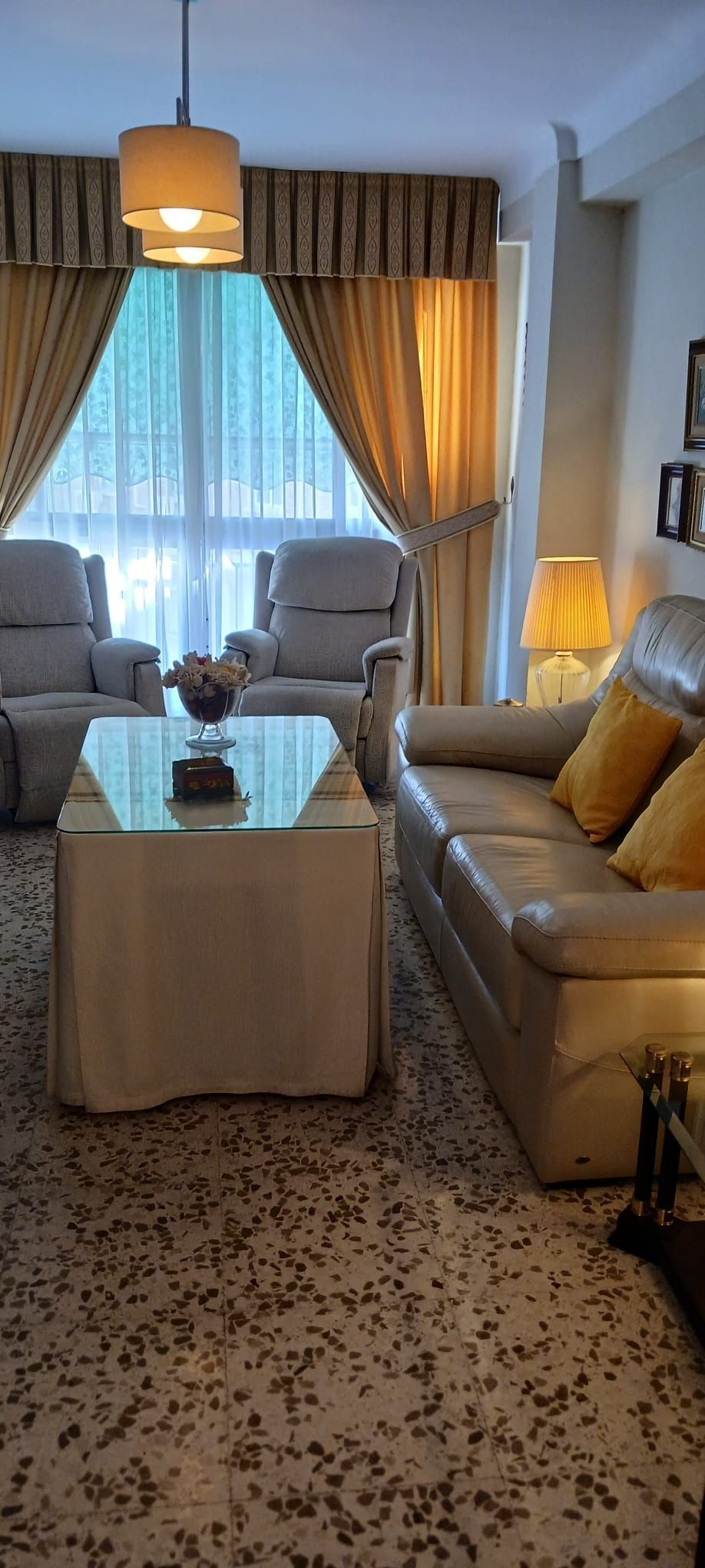 Sala d'estar de Pis en venda en Málaga Capital amb Aire condicionat