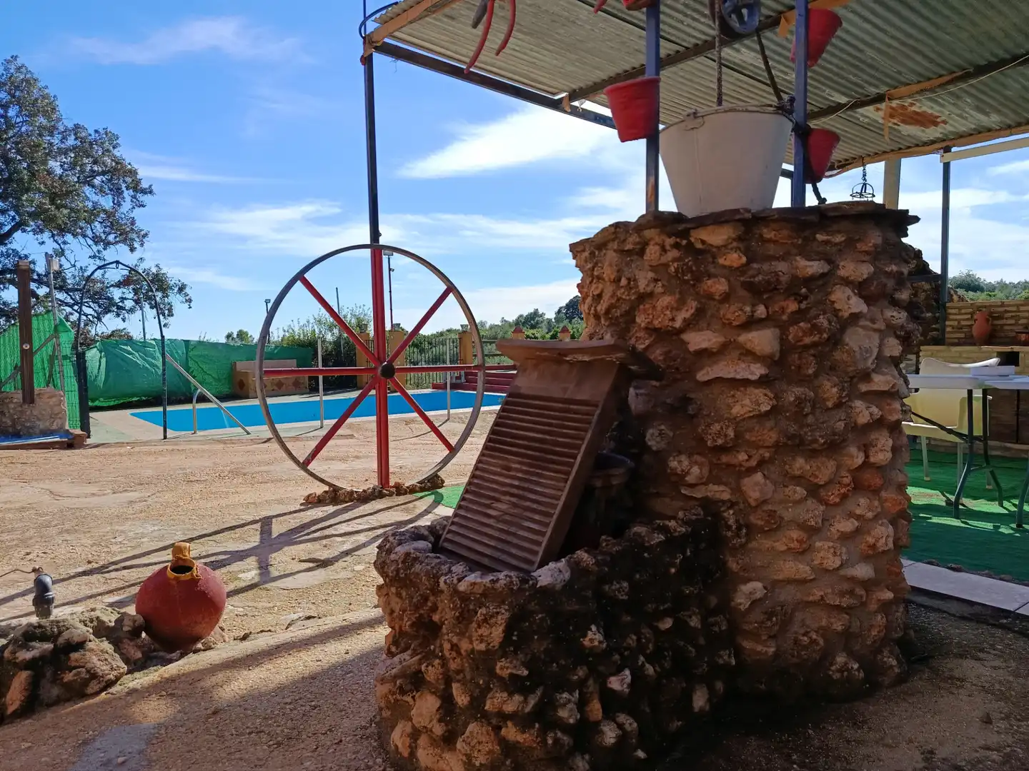 Piscina de Finca rústica en venda en Paterna del Campo amb Aire condicionat, Jardí privat i Terrassa