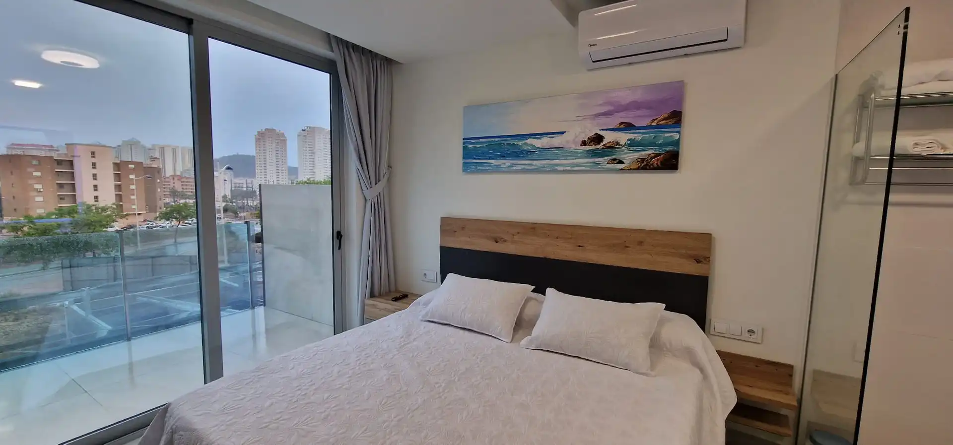 Dormitori de Apartament en venda en Finestrat amb Aire condicionat, Calefacció i Jardí privat