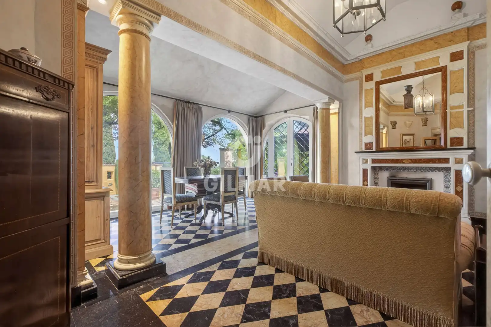 Dining room of Houses for sale in Tomares  with Heating, Private garden and Swimming Pool