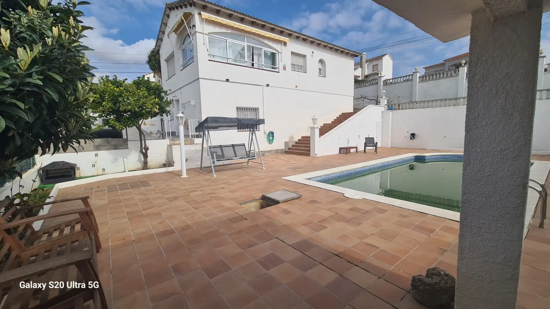 Vista exterior de Casa o chalet en venta en La Pobla de Montornès   con Aire acondicionado, Calefacción y Jardín privado