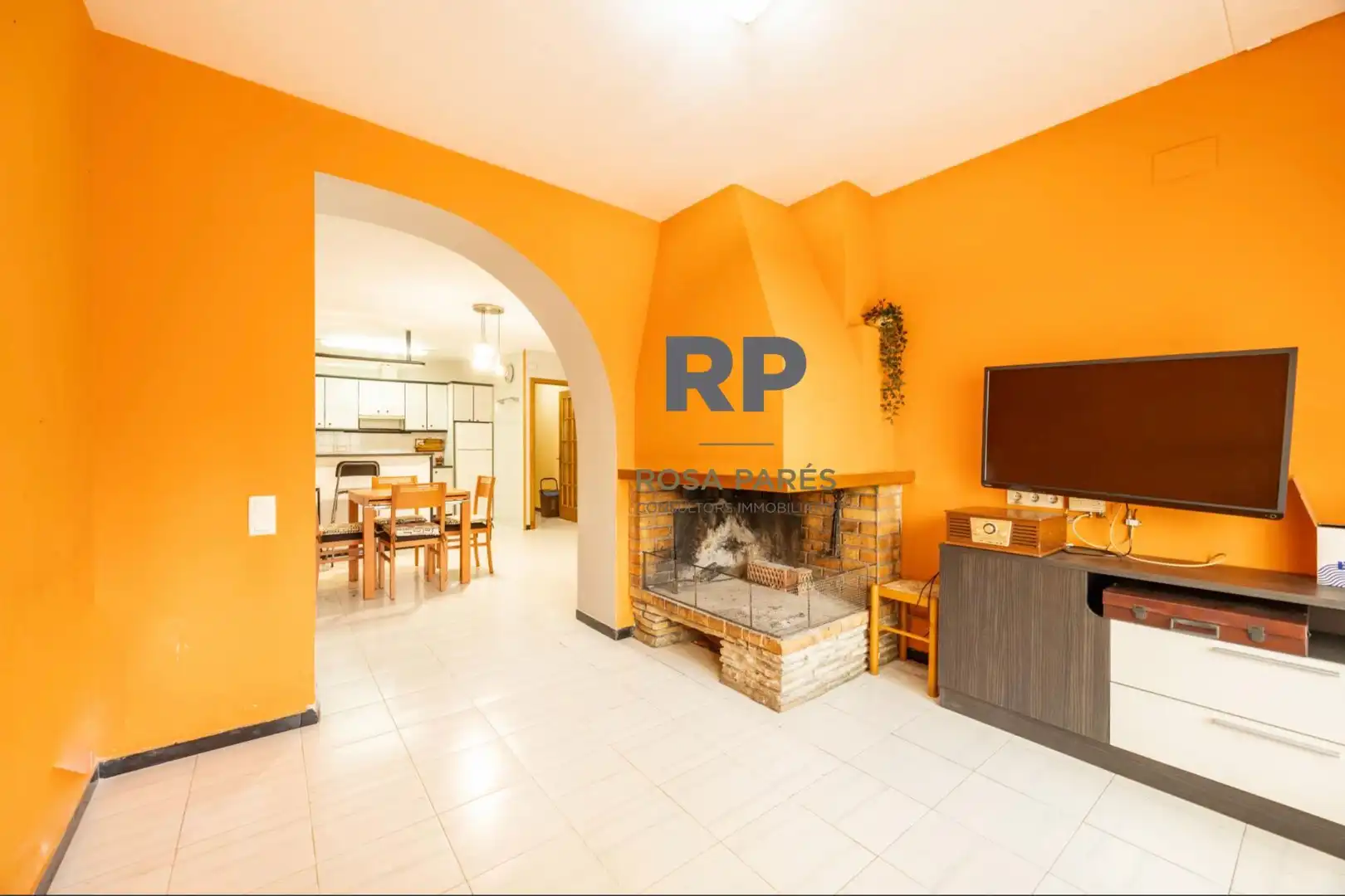 Living room of Flat for sale in Montesquiu  with Heating, Terrace and Storage room