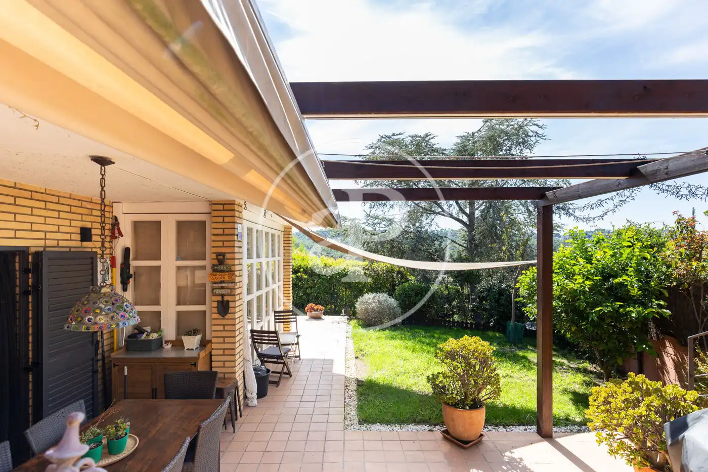 Terrassa de Casa o xalet en venda en Valldoreix