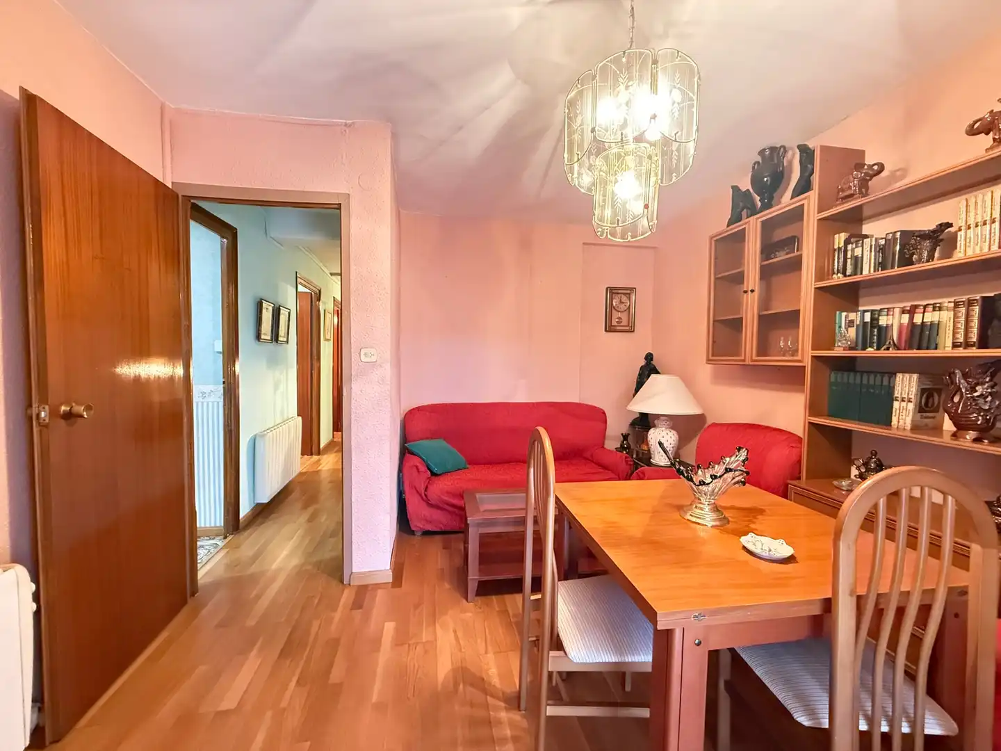 Sala de estar de Ático en venta en Caspe con Aire acondicionado, Calefacción y Amueblado