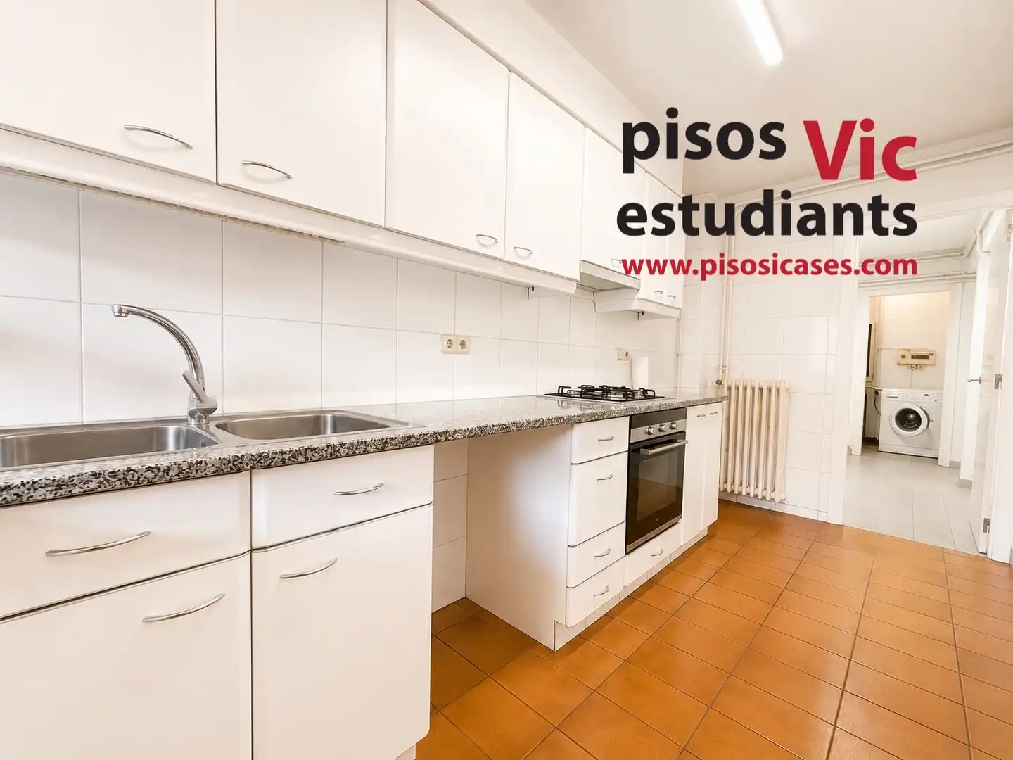 Cocina de Piso de alquiler en Vic con Calefacción, Amueblado y Horno