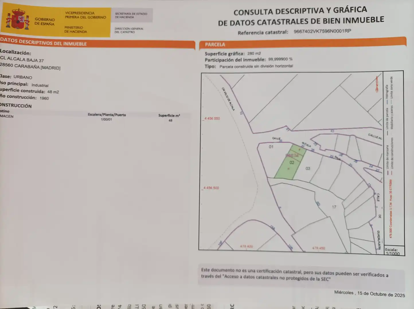 Residential for sale in Carabaña