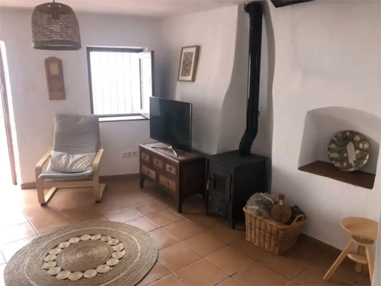Wohnzimmer von Wohnung zur Miete in Bédar mit Möbliert