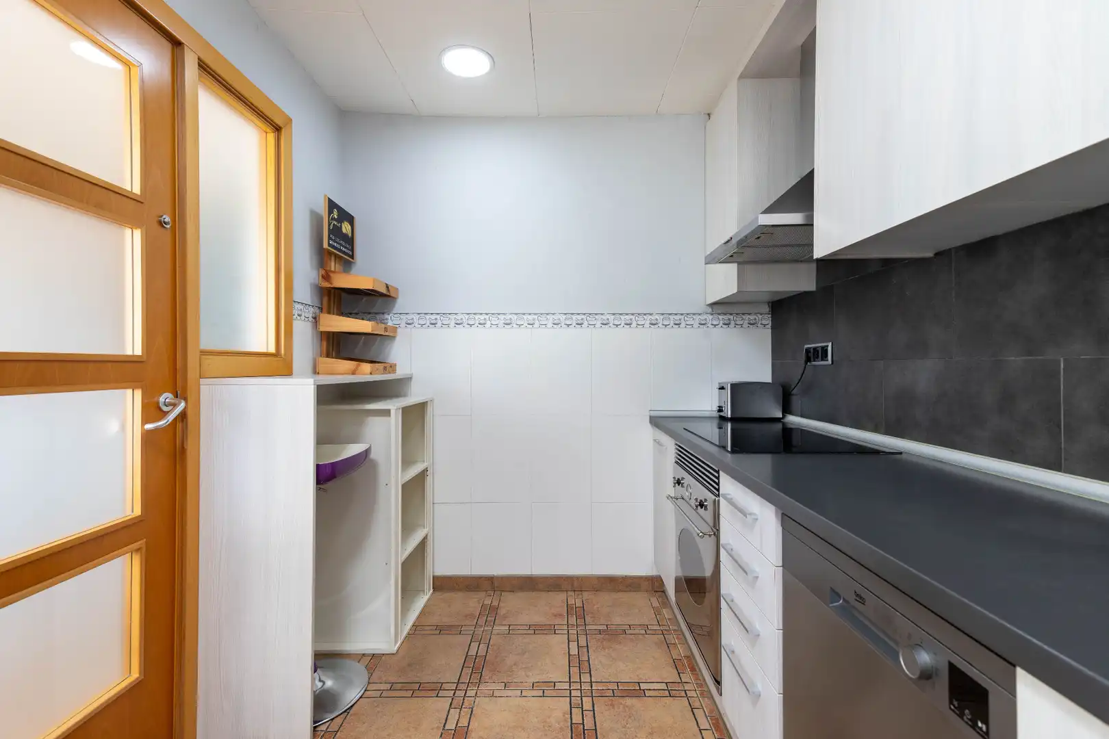 Kitchen of Attic for sale in Sabadell  with Air Conditioner, Heating and Terrace