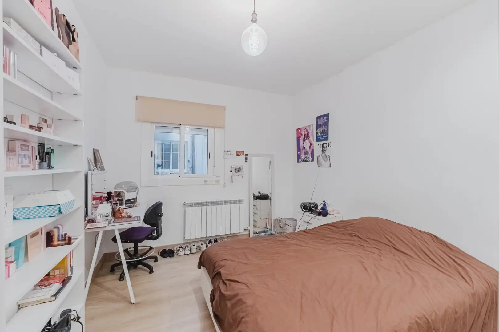 Schlafzimmer von Wohnung zum Verkauf in Barcelona mit Klimaanlage, Heizung und Parkett