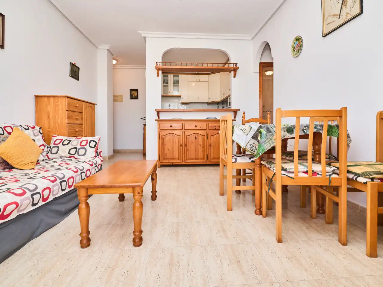 Menjador de Apartament en venda en Torrevieja amb Aire condicionat, Calefacció i Terrassa