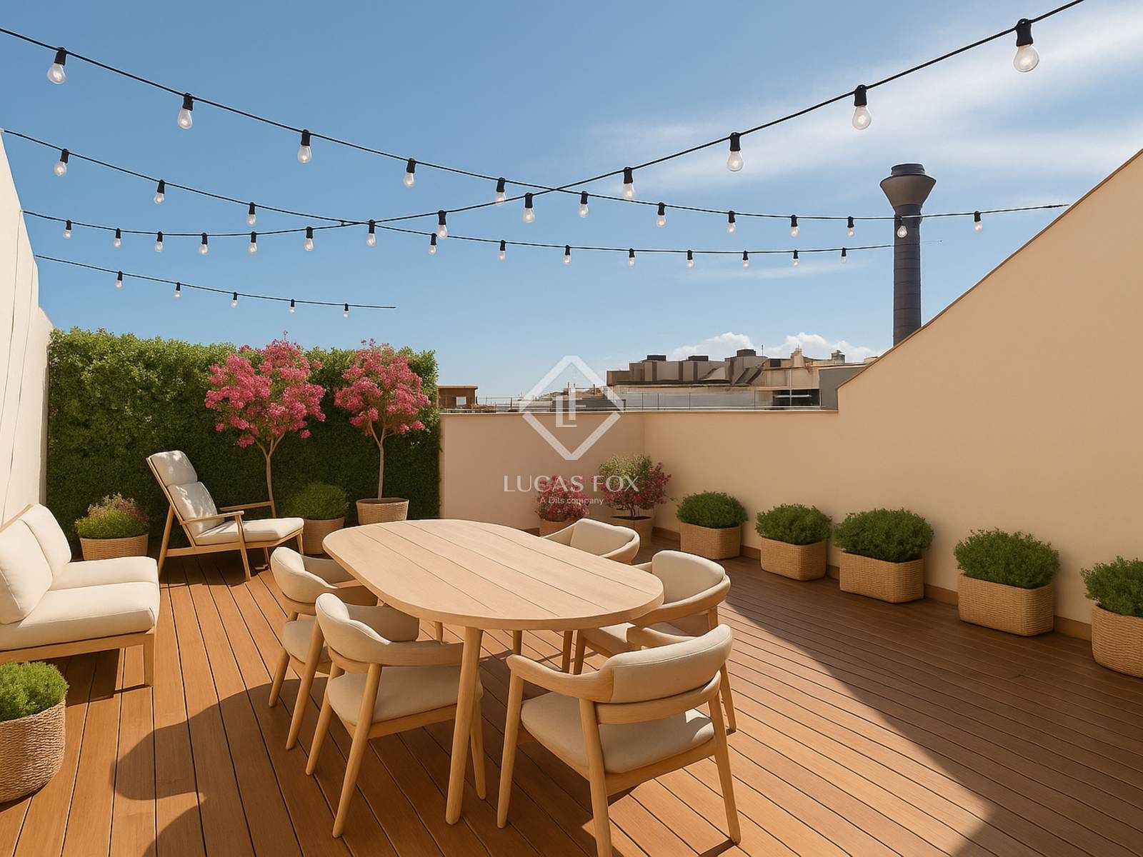 Terraza de Ático en venta en  Barcelona Capital con Calefacción, Terraza y Balcón