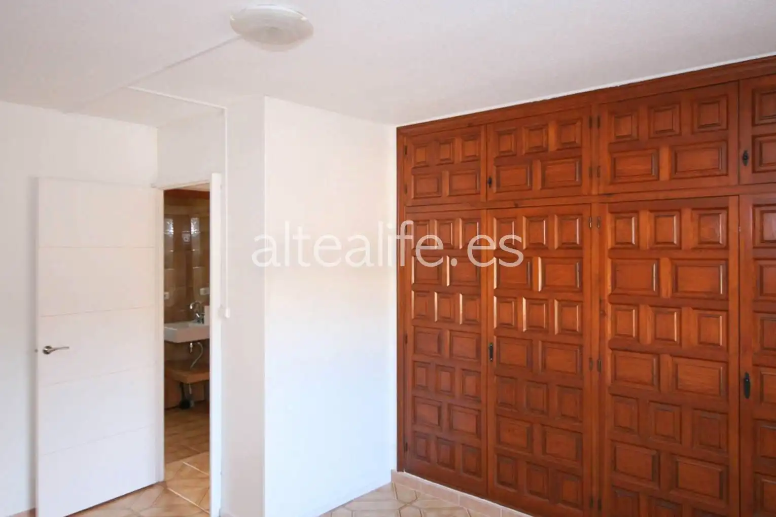 Schlafzimmer von Haus oder Chalet zum Verkauf in Altea mit Klimaanlage, Privatgarten und Terrasse