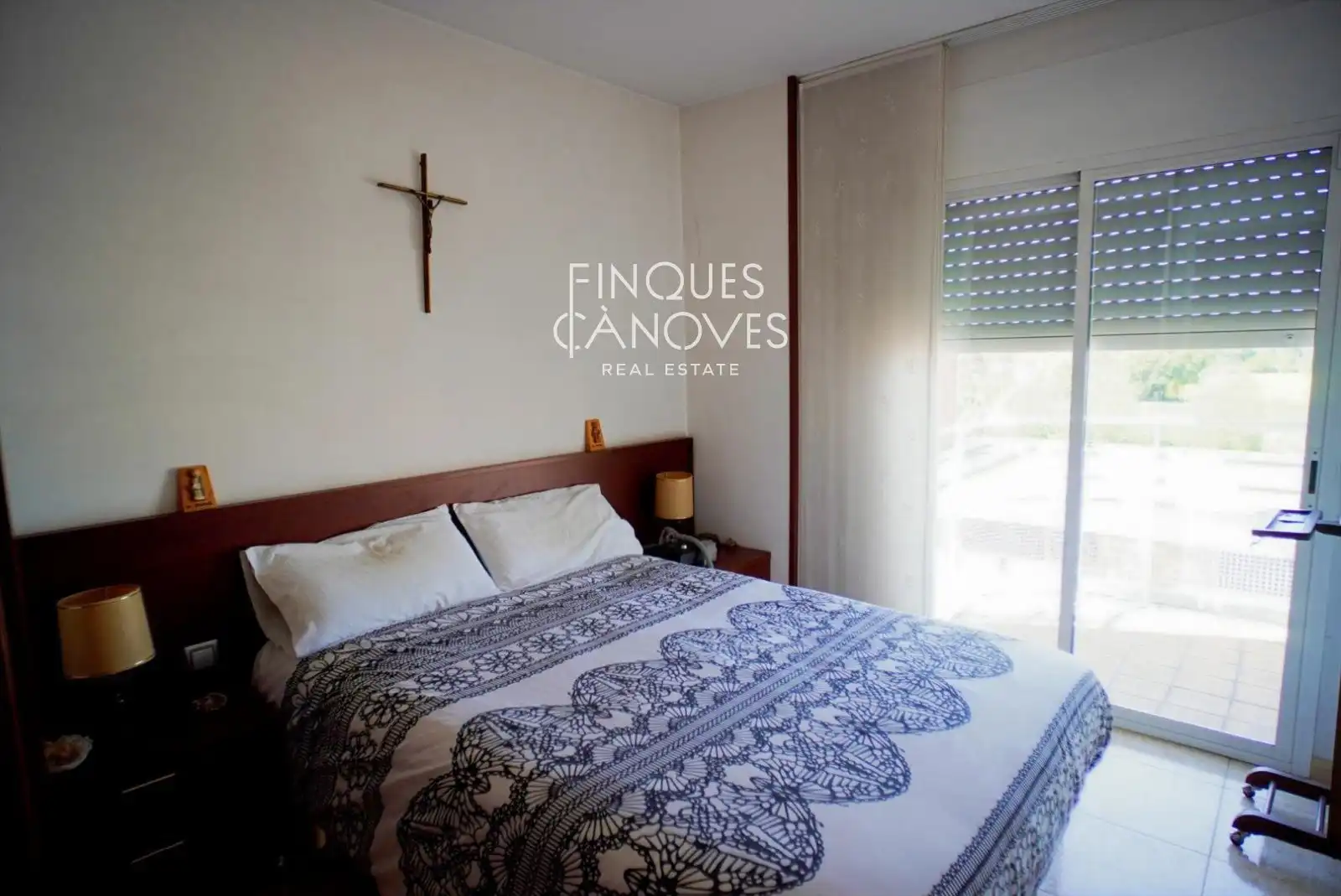 Bedroom of Flat for sale in Girona  with Heating, Terrace and Furnished