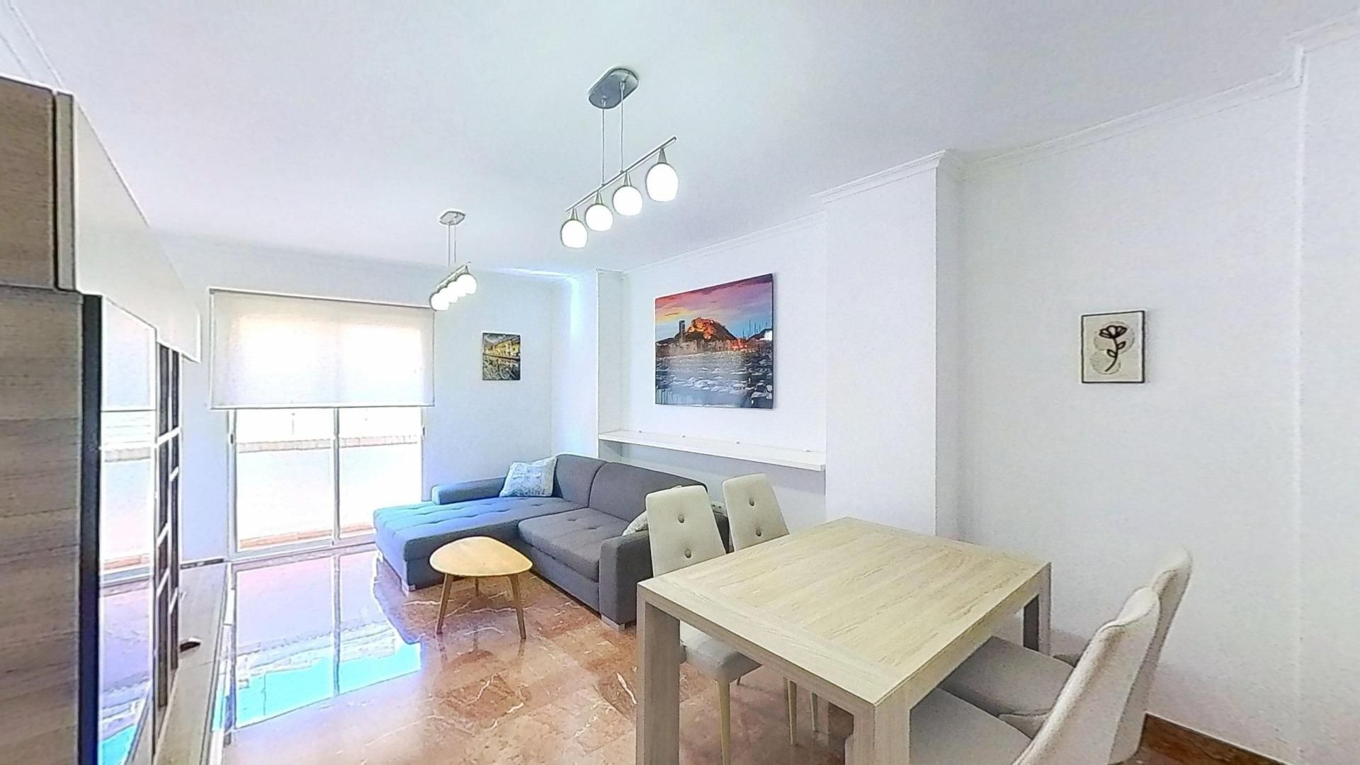 Living room of Flat to rent in Alicante / Alacant  with Air Conditioner
