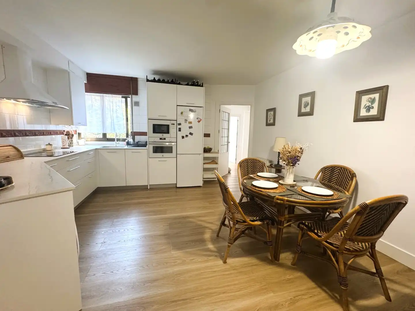 Cocina de Piso en venta en Getxo  con Calefacción, Parquet y Amueblado