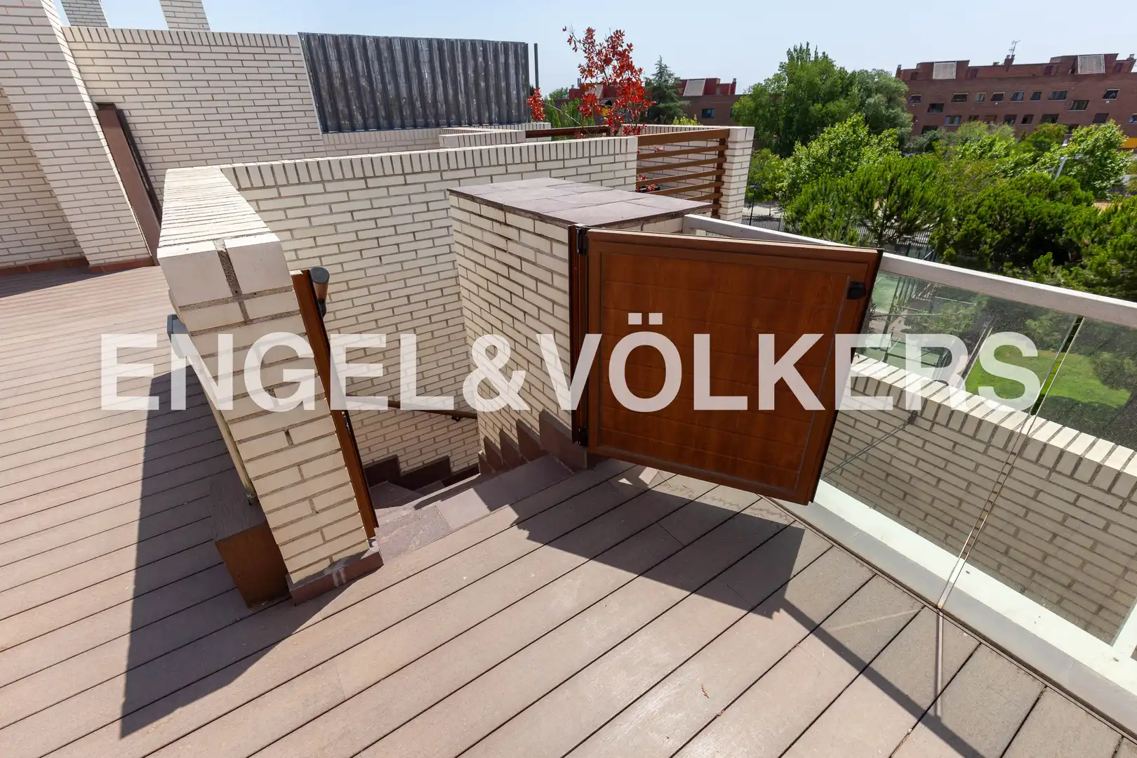 Terraza de Ático de alquiler en Pozuelo de Alarcón con Calefacción, Jardín privado y Terraza