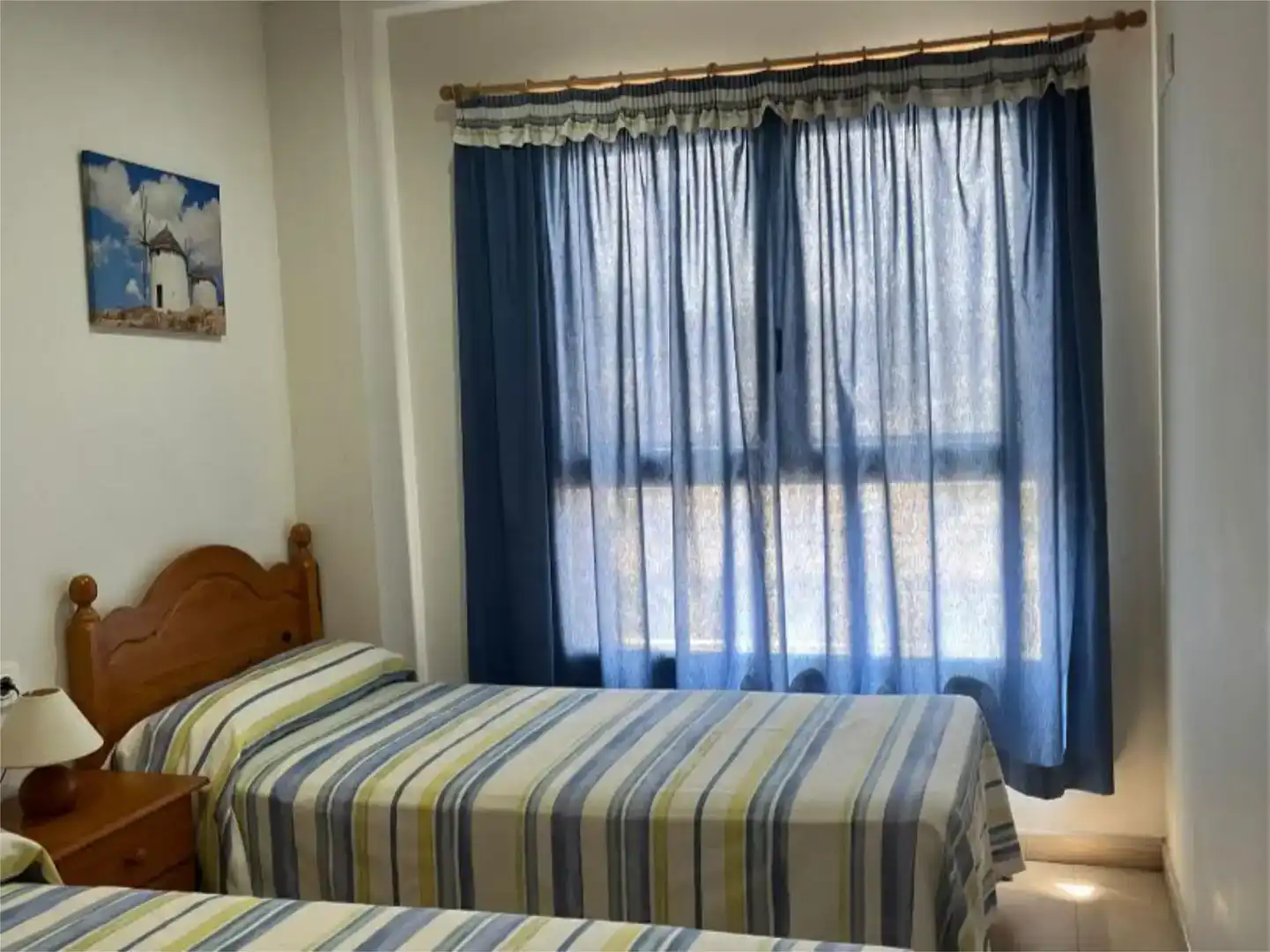 Dormitori de Apartament de lloguer en Puçol amb Aire condicionat i Piscina
